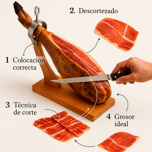 Cómo cortar el jamón: guía práctica para disfrutarlo al máximo