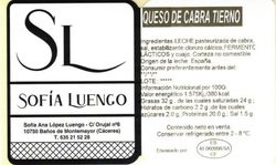 1/2 Queso cabra tierno (490 - 550 gr)
