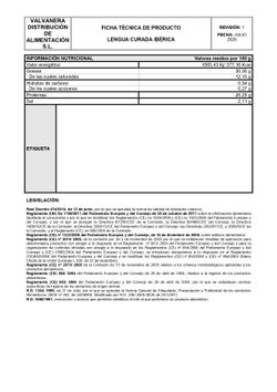 Lengua embuchada Ibérica (Pack 2 unidades) (300-350- gr)