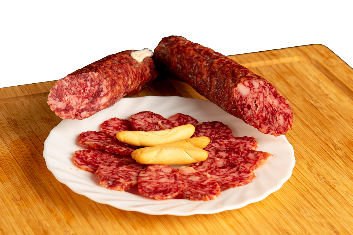 Longaniza salchichón ibérica extra