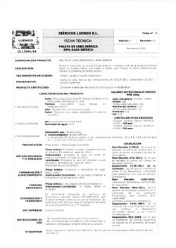 Paleta de Cebo 50% Raza Ibérica (4,8 - 5,5 kg)
