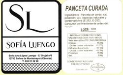 Panceta curada (450-500 gr)