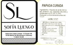 Papada curada (550-600 gr)